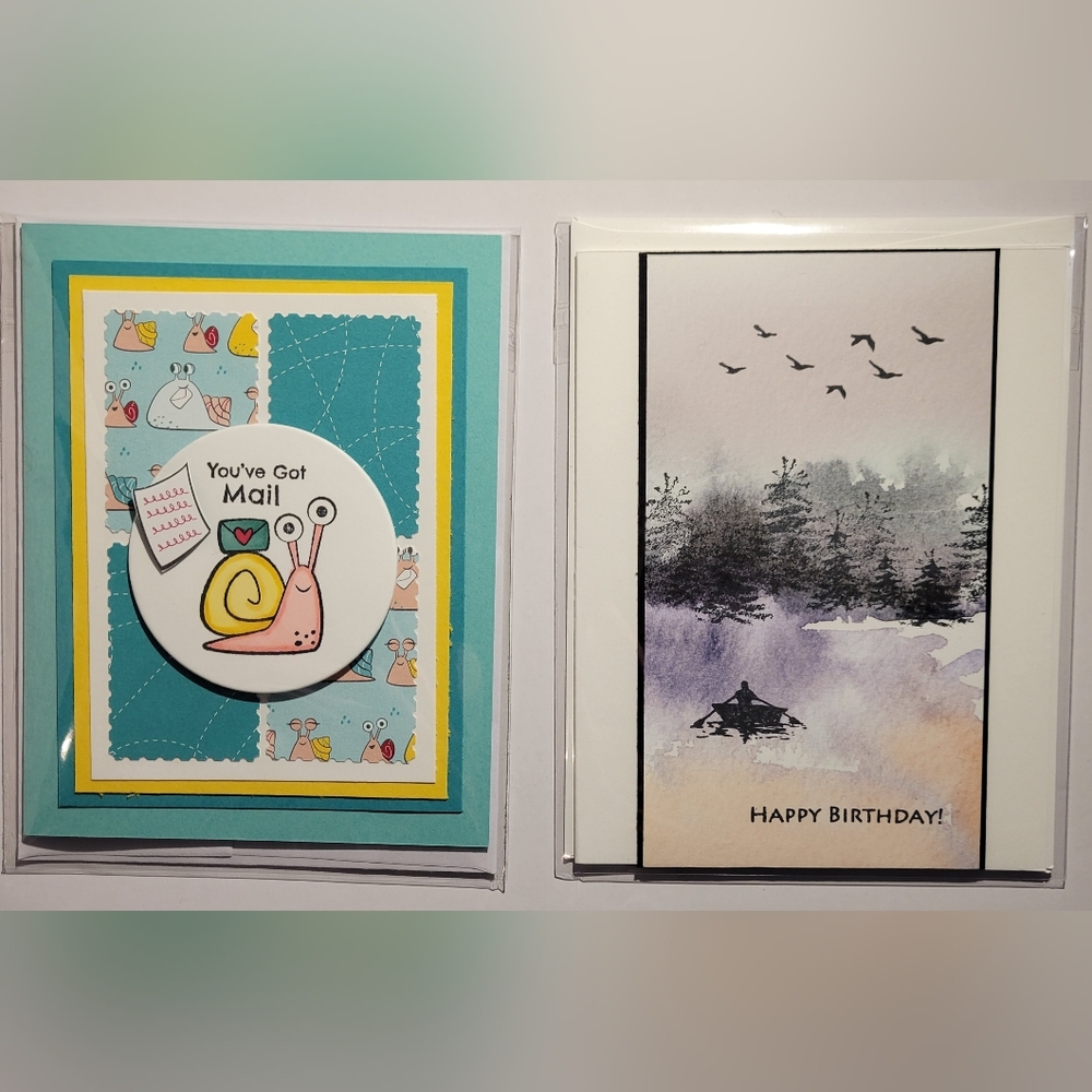 10 Hand Crafted Cards - Picture 3 of 6